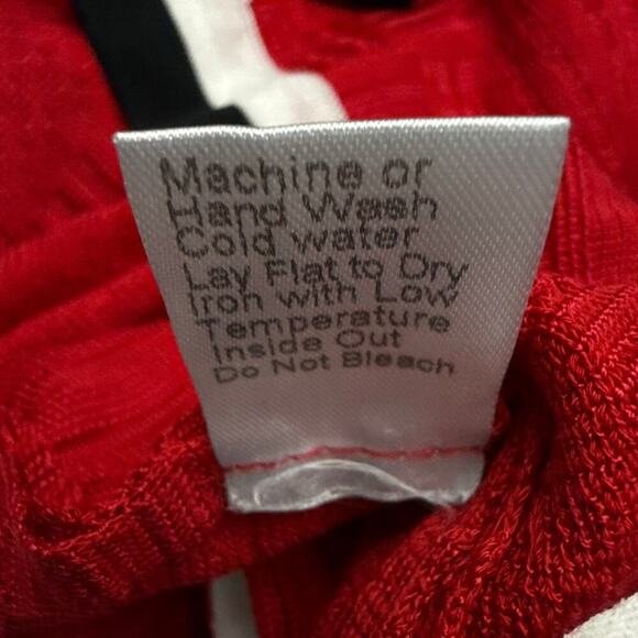 Ming Wang Cardigan Womens 3XL Black Red Open Front Career - Picture 6 of 11